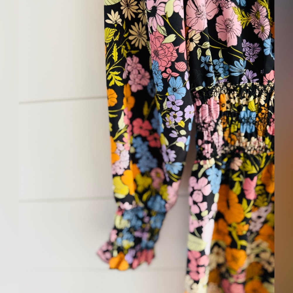 Wayf Multicolor Floral Dress, Size Medium - Picture 5 of 8